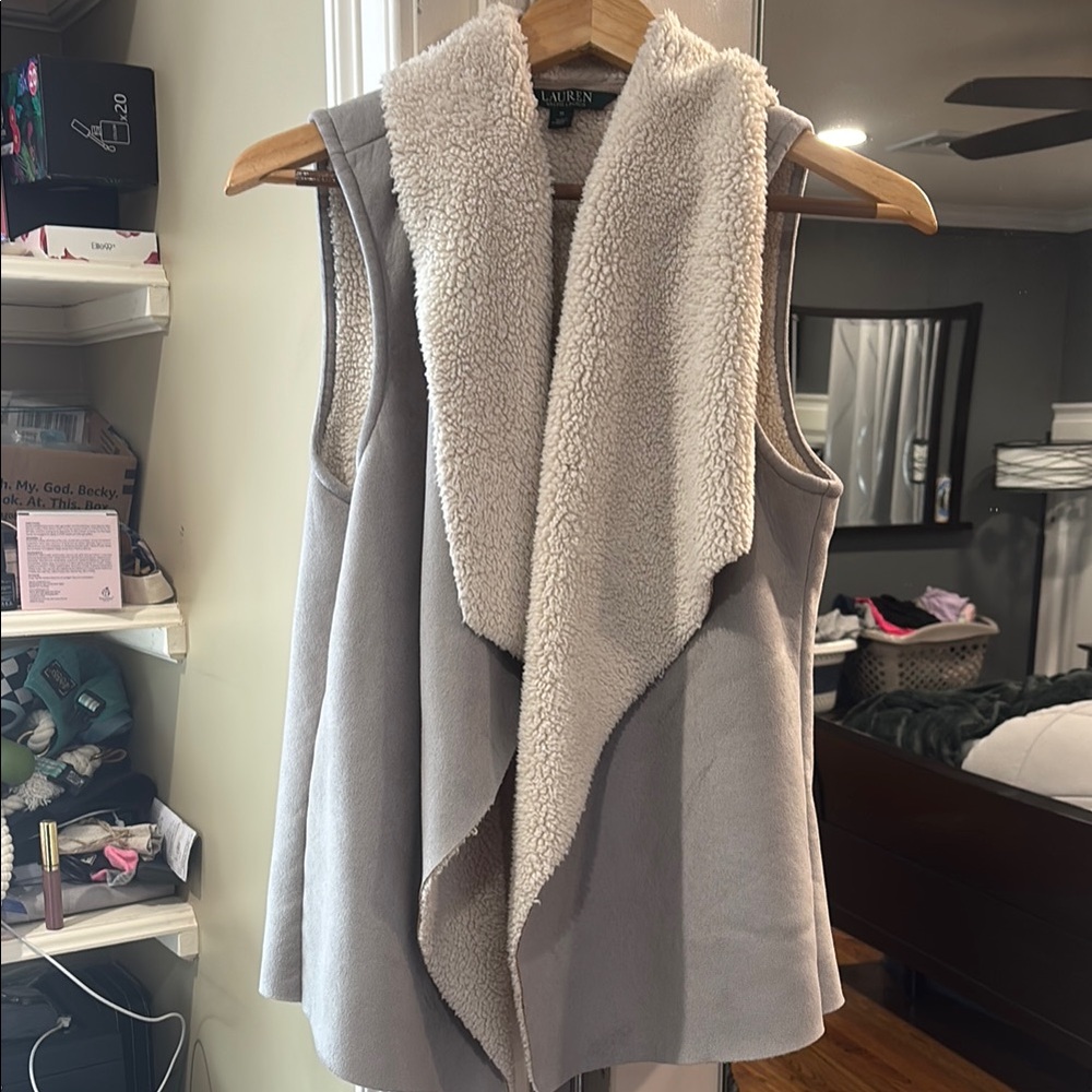 Lauren Sherpa-Lined Vest